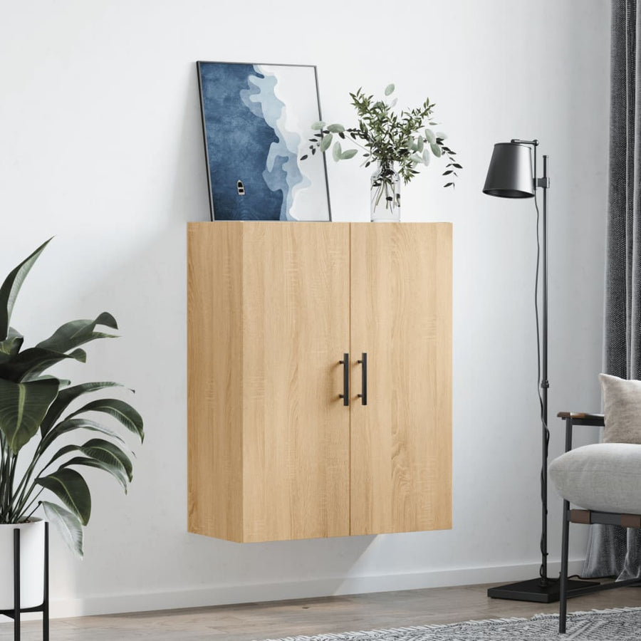 Hangkast 69,5X34X90 Cm Kleurig Sonoma eiken