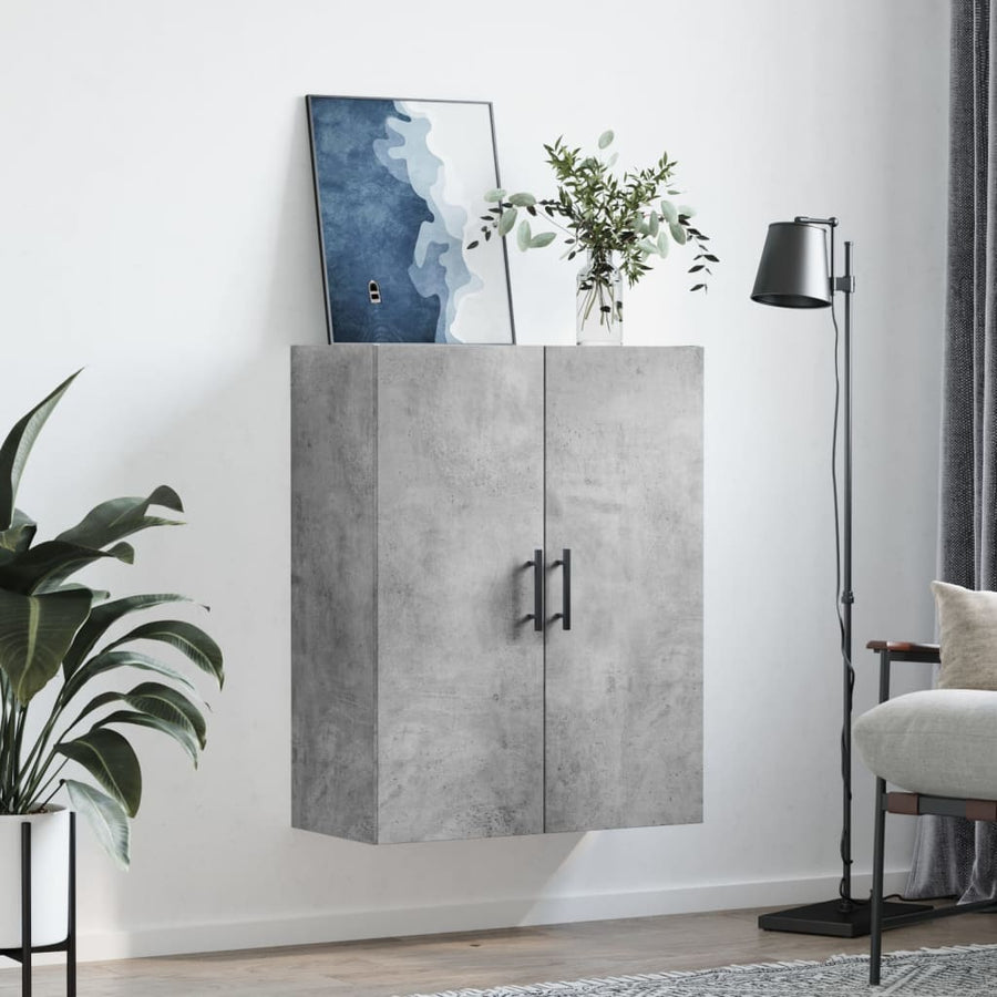 Hangkast 69,5X34X90 Cm Betongrijs
