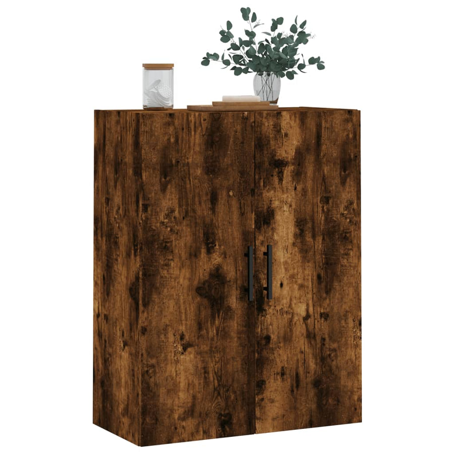 Hangkast 69,5X34X90 Cm Gerookt Eikenkleurig