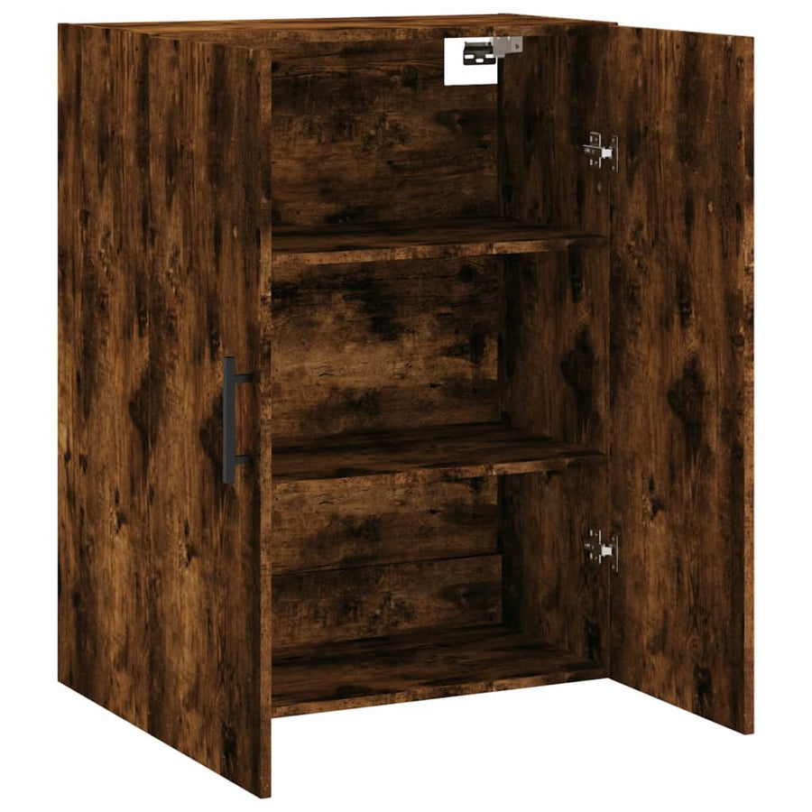 Hangkast 69,5X34X90 Cm Gerookt Eikenkleurig