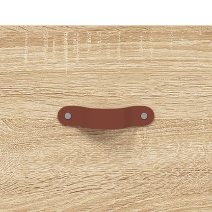 Tv-Meubel 02X36X50 Cm Bewerkt Hout Kleurig Sonoma eiken