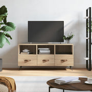Tv-meubel 102x36x50 cm bewerkt hout sonoma eiken