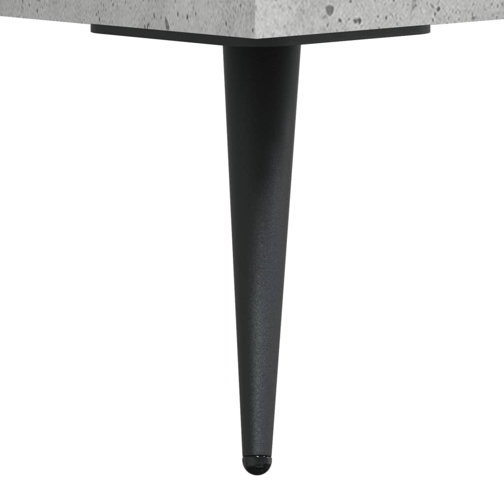 Tv-Meubel 02X36X50 Cm Bewerkt Hout Betongrijs