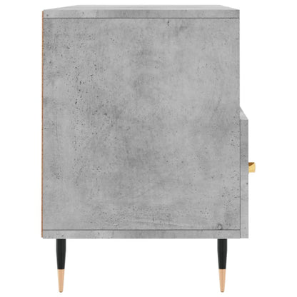 Tv-Meubel 02X36X50 Cm Bewerkt Hout Betongrijs