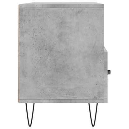 Tv-Meubel 02X36X50 Cm Bewerkt Hout Betongrijs
