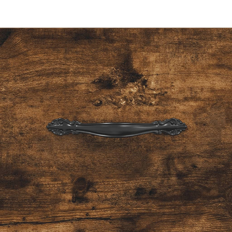 Tv-Meubel 02X36X50 Cm Bewerkt Hout Kleurig Gerookt eiken