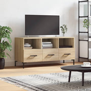 Tv-meubel 102x36x50 cm sonoma eiken bewerkt hout