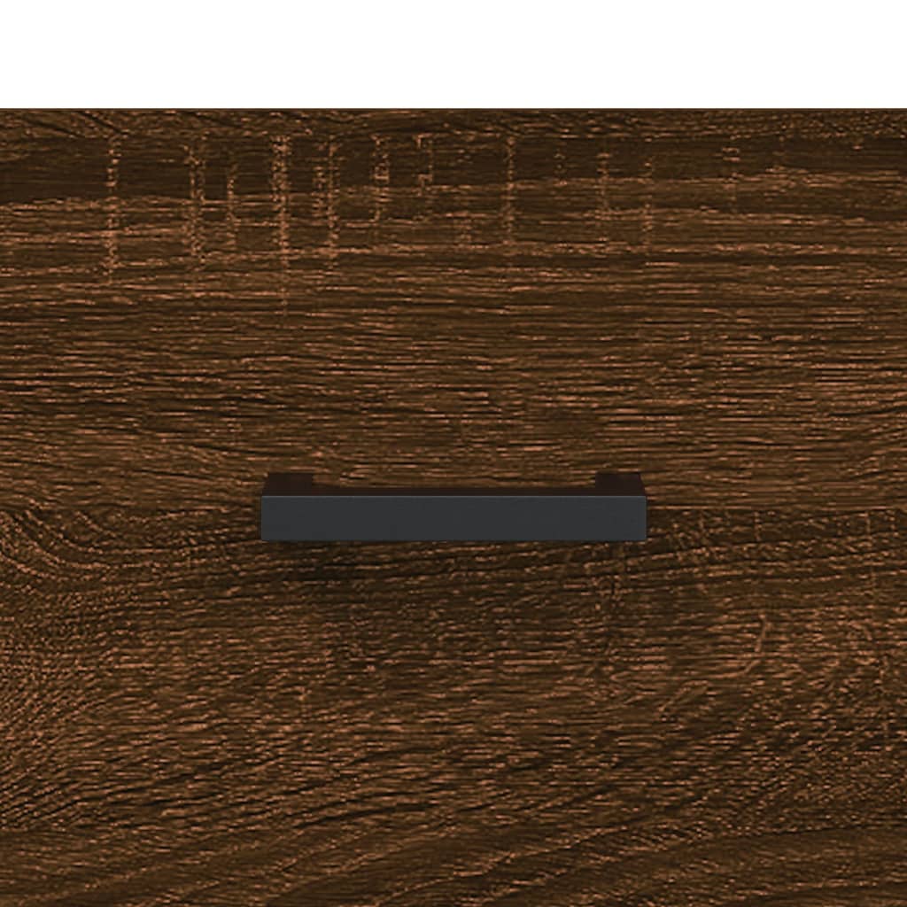 Tv-Meubel 02X36X50 Cm Bewerkt Hout Bruin Eikenkleur Bruineiken