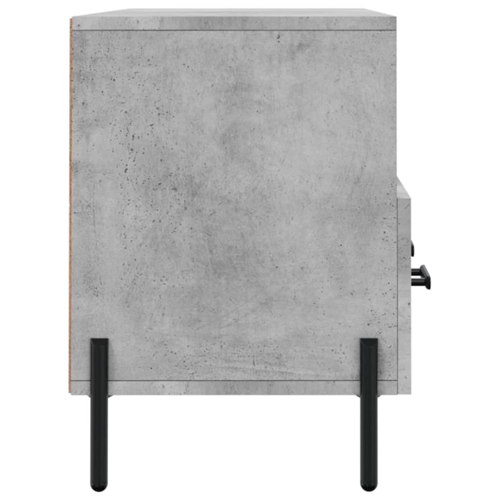 Tv-Meubel 02X36X50 Cm Bewerkt Hout Betongrijs