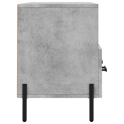 Tv-Meubel 02X36X50 Cm Bewerkt Hout Betongrijs