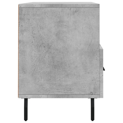 Tv-Meubel 02X36X50 Cm Bewerkt Hout Betongrijs