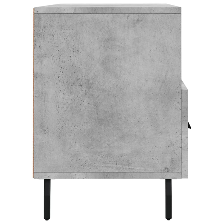 Tv-Meubel 02X36X50 Cm Bewerkt Hout Betongrijs