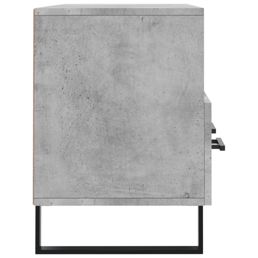Tv-Meubel 02X36X50 Cm Bewerkt Hout Betongrijs