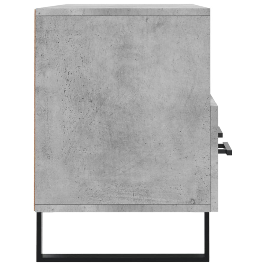 Tv-Meubel 02X36X50 Cm Bewerkt Hout Betongrijs