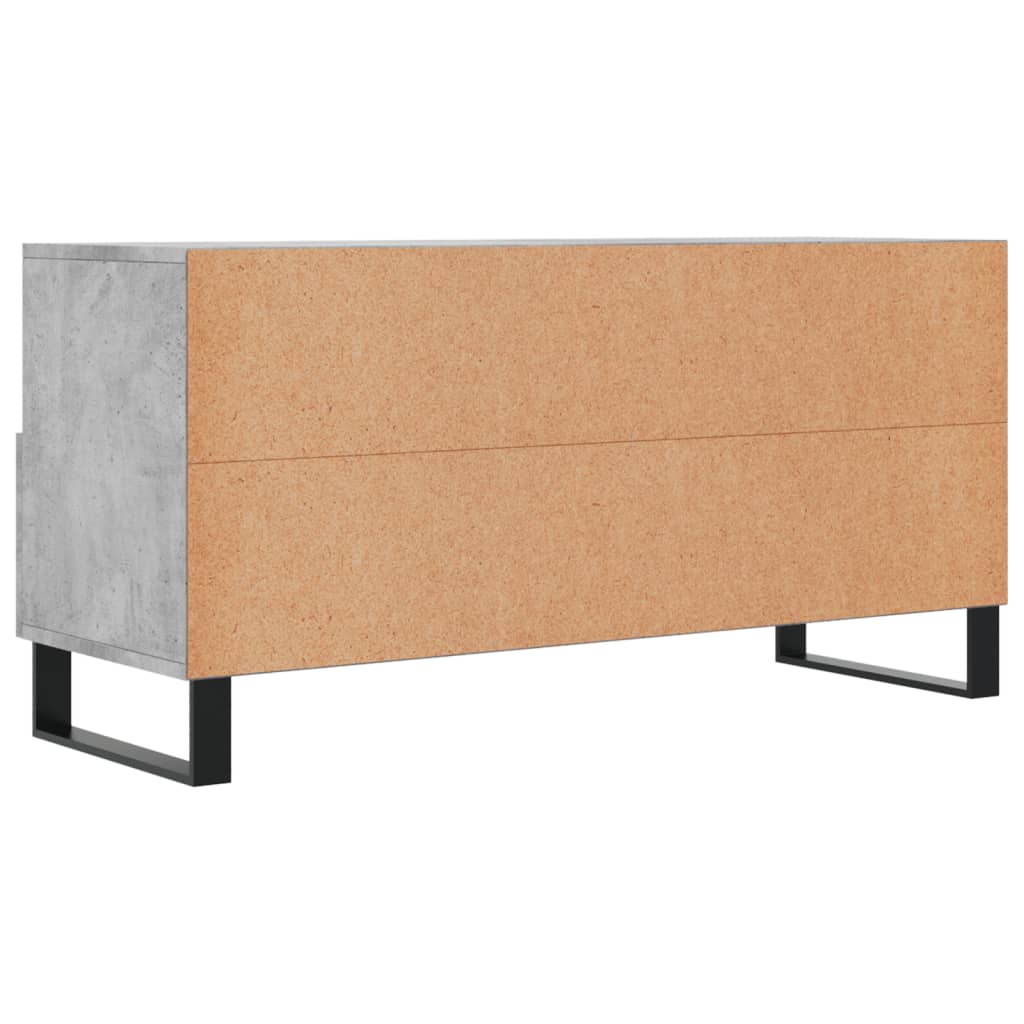 Tv-Meubel 02X36X50 Cm Bewerkt Hout Betongrijs