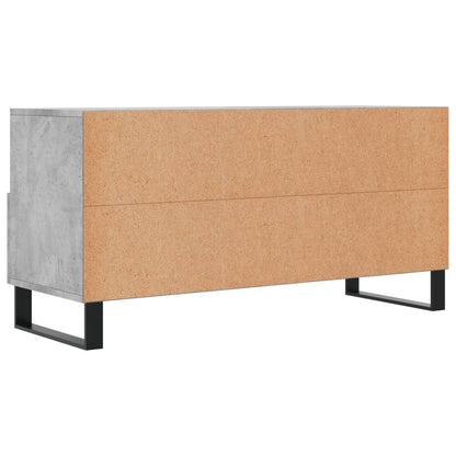 Tv-Meubel 02X36X50 Cm Bewerkt Hout Betongrijs