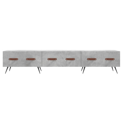 Tv-Meubel 50X36X30 Cm Bewerkt Hout Betongrijs