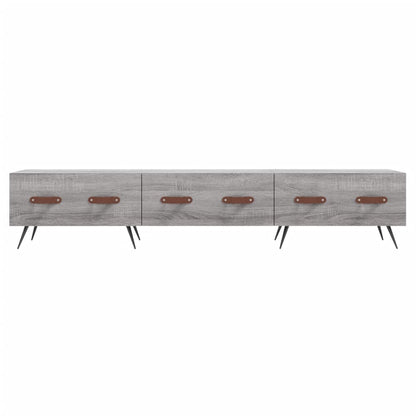 Tv-Meubel 50X36X30 Cm Bewerkt Hout Eikenkleurig Grijs sonoma