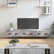 Tv-meubel 150x36x30 cm bewerkt hout grijs