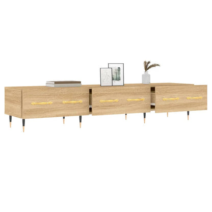 Tv-Meubel 50X36X30 Cm Bewerkt Hout Kleurig Sonoma eiken