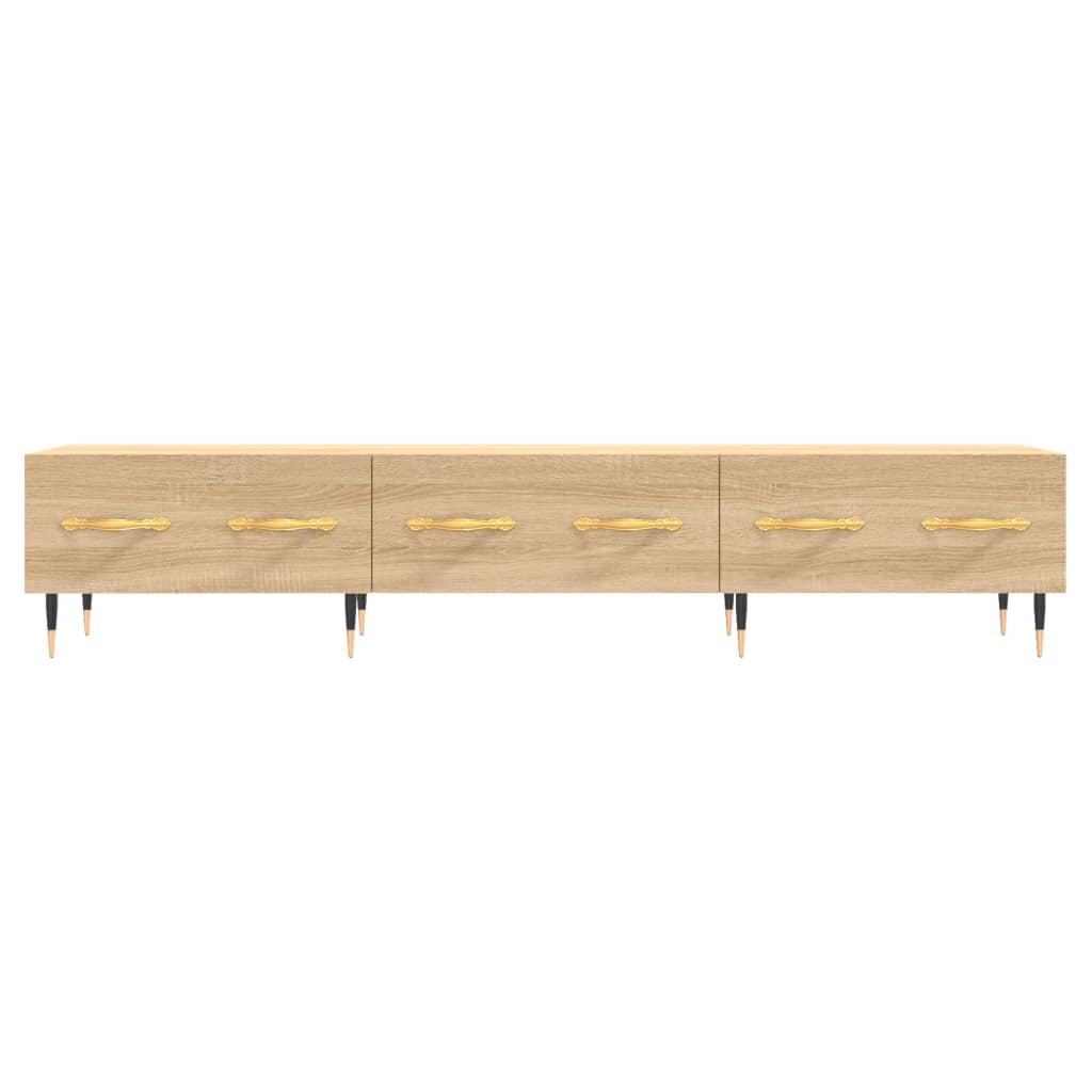 Tv-Meubel 50X36X30 Cm Bewerkt Hout Kleurig Sonoma eiken