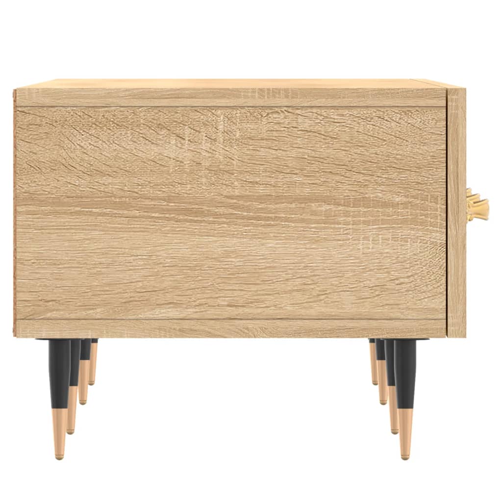 Tv-Meubel 50X36X30 Cm Bewerkt Hout Kleurig Sonoma eiken