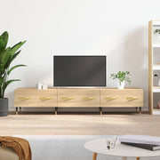 Tv-meubel 150x36x30 cm bewerkt hout sonoma eiken