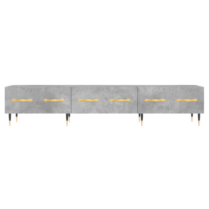 Tv-Meubel 50X36X30 Cm Bewerkt Hout Betongrijs