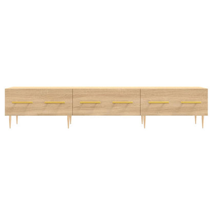 Tv-Meubel 150X36X30 Cm Bewerkt Hout Kleurig Sonoma eiken