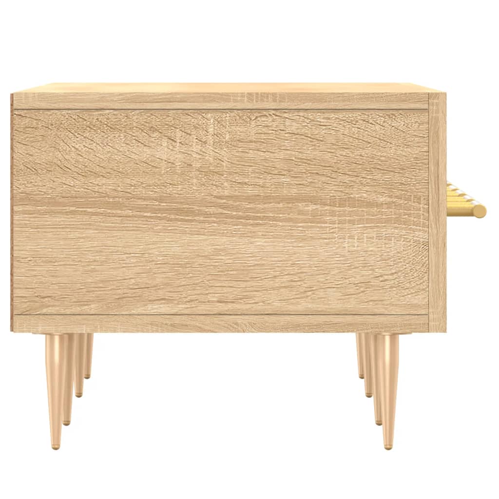 Tv-Meubel 150X36X30 Cm Bewerkt Hout Kleurig Sonoma eiken