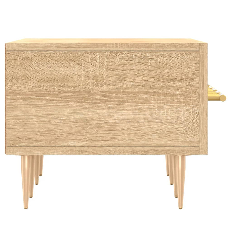 Tv-Meubel 150X36X30 Cm Bewerkt Hout Kleurig Sonoma eiken