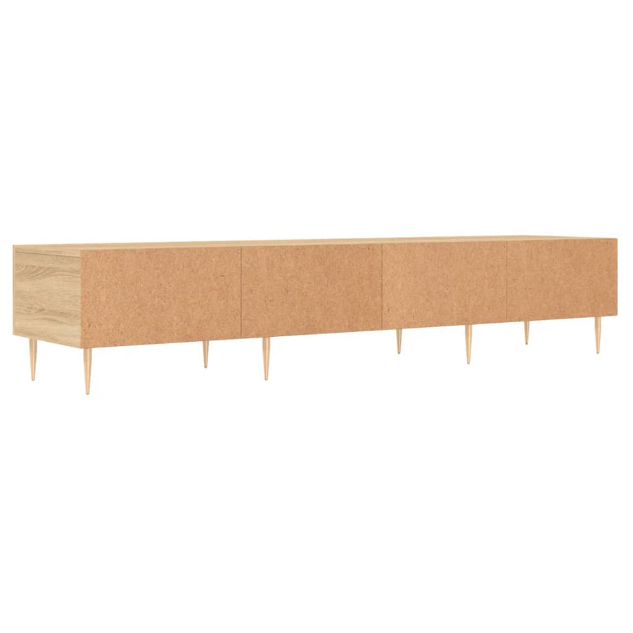Tv-Meubel 150X36X30 Cm Bewerkt Hout Kleurig Sonoma eiken