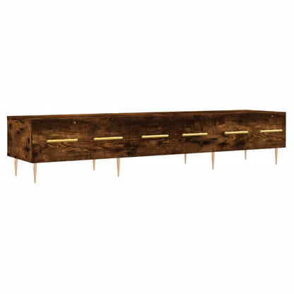 Tv-Meubel 150X36X30 Cm Bewerkt Hout Kleurig Gerookt eiken