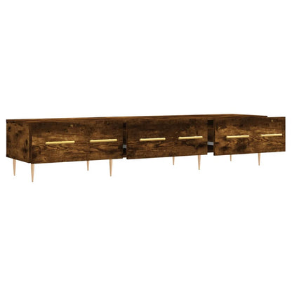 Tv-Meubel 150X36X30 Cm Bewerkt Hout Kleurig Gerookt eiken