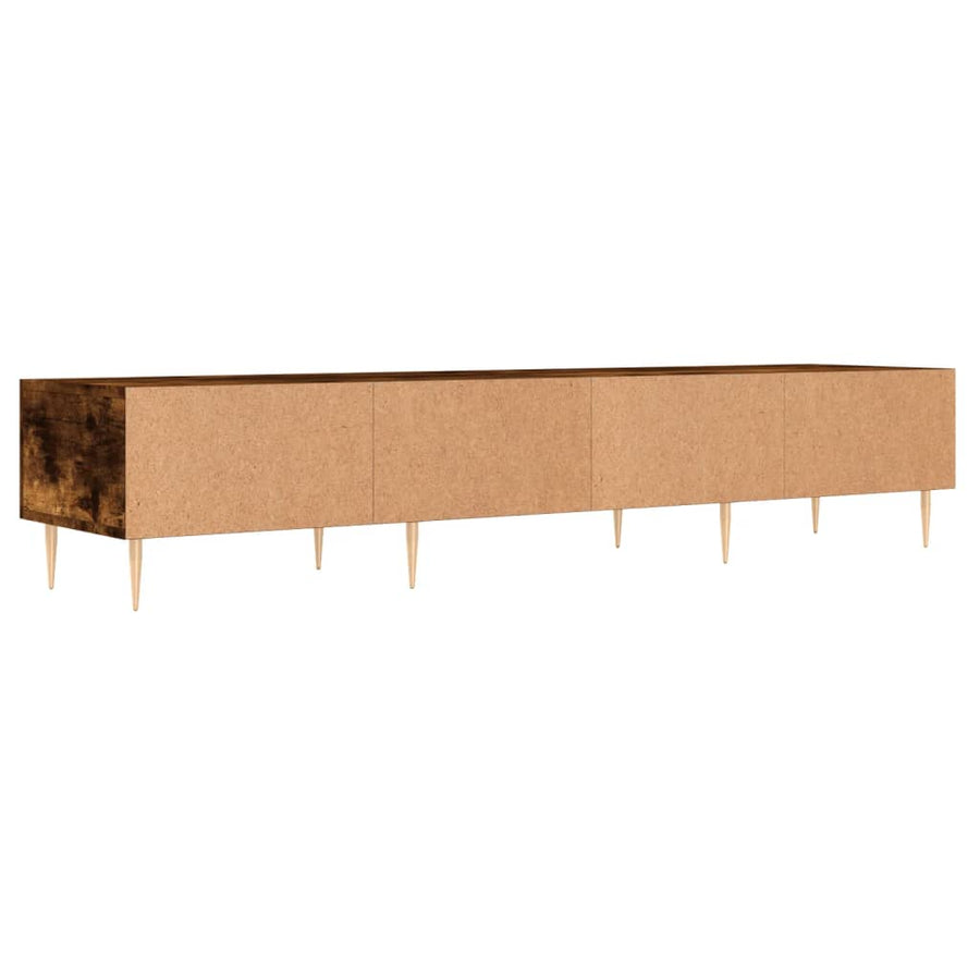 Tv-Meubel 150X36X30 Cm Bewerkt Hout Kleurig Gerookt eiken