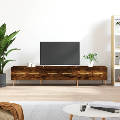 Tv-Meubel 150X36X30 Cm Bewerkt Hout Kleurig Gerookt eiken