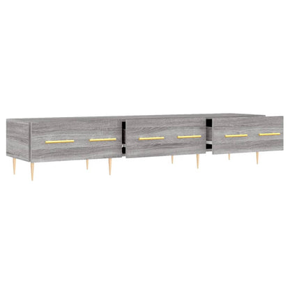 Tv-Meubel 50X36X30 Cm Bewerkt Hout Eikenkleurig Grijs sonoma