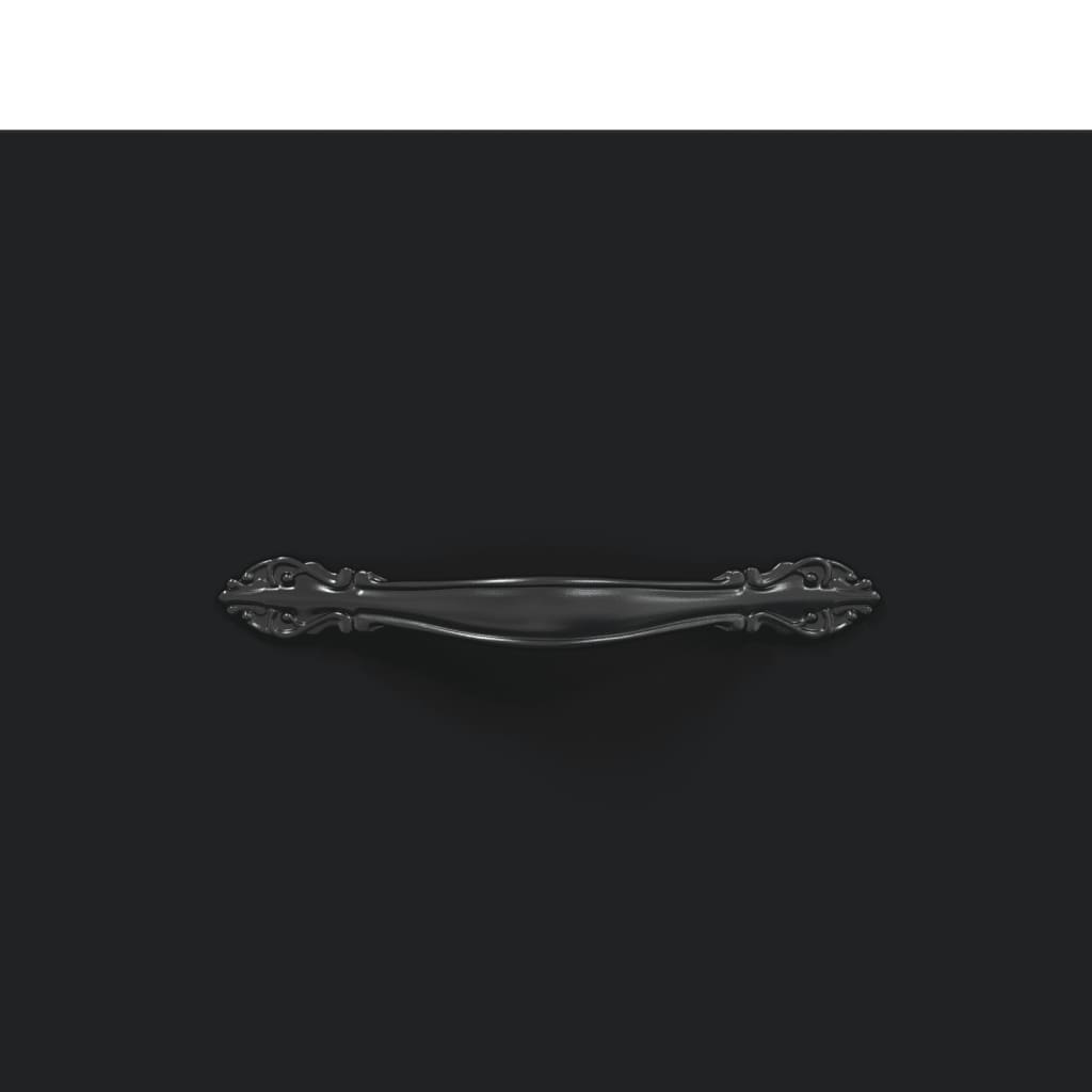 Tv-Meubel 50X36X30 Cm Bewerkt Hout Zwart