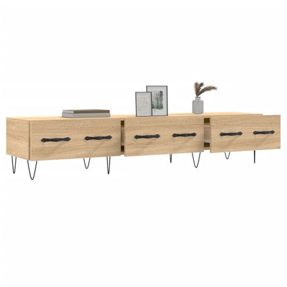 Tv-meubel 150x36x30 cm bewerkt hout sonoma eikenkleurig