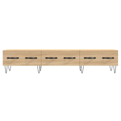 Tv-meubel 150x36x30 cm bewerkt hout sonoma eikenkleurig