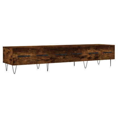 Tv-Meubel 150X36X30 Cm Bewerkt Hout Kleurig Gerookt eiken