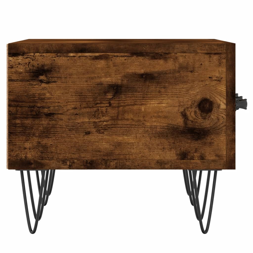 Tv-Meubel 150X36X30 Cm Bewerkt Hout Kleurig Gerookt eiken