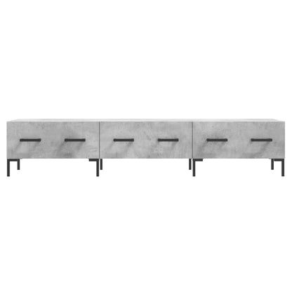 Tv-Meubel 50X36X30 Cm Bewerkt Hout Betongrijs