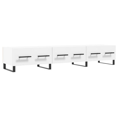 Tv-Meubel 50X36X30 Cm Bewerkt Hout Wit