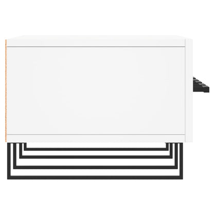 Tv-Meubel 50X36X30 Cm Bewerkt Hout Wit
