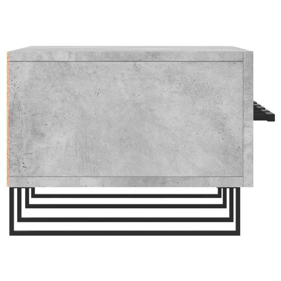 Tv-Meubel 50X36X30 Cm Bewerkt Hout Betongrijs