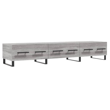 Tv-Meubel 50X36X30 Cm Bewerkt Hout Eikenkleurig Grijs sonoma