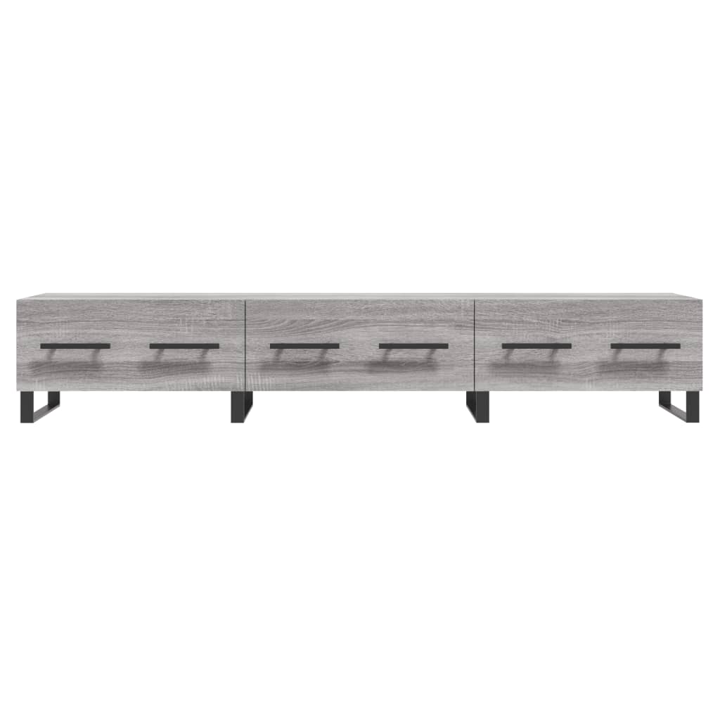 Tv-Meubel 50X36X30 Cm Bewerkt Hout Eikenkleurig Grijs sonoma
