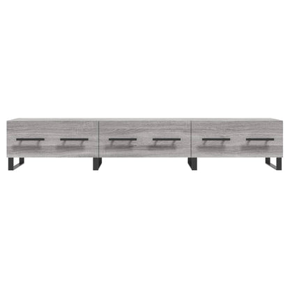 Tv-Meubel 50X36X30 Cm Bewerkt Hout Eikenkleurig Grijs sonoma