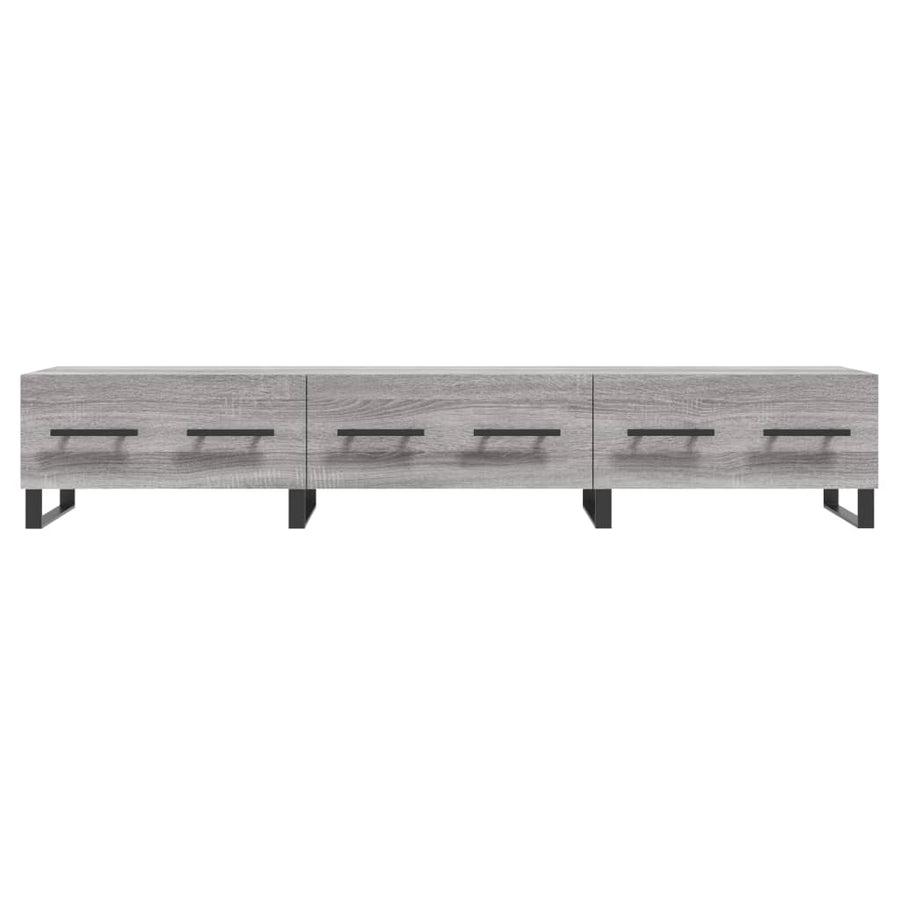 Tv-Meubel 50X36X30 Cm Bewerkt Hout Eikenkleurig Grijs sonoma
